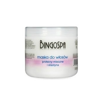 BINGOSPA - Mleczna maska do włosów z elastyną 500ml